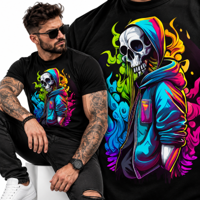 KOSZULKA HORROR  SKULL ONE 3